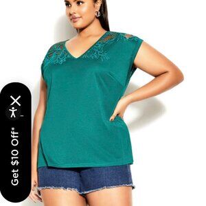 City Chic Island Holiday Tee